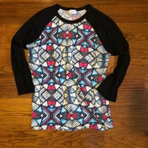 LLR Geo Baseball Style Shirt